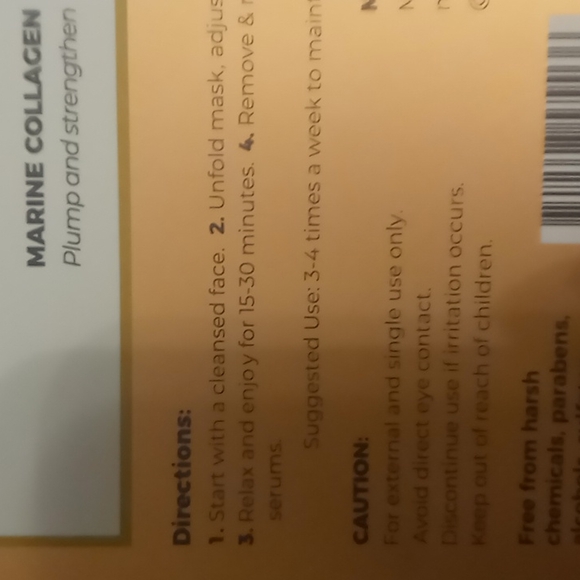 Mintbiology Rejuvenating Mask plump & Lift 8 Infused Sheet Mask - Picture 5 of 5